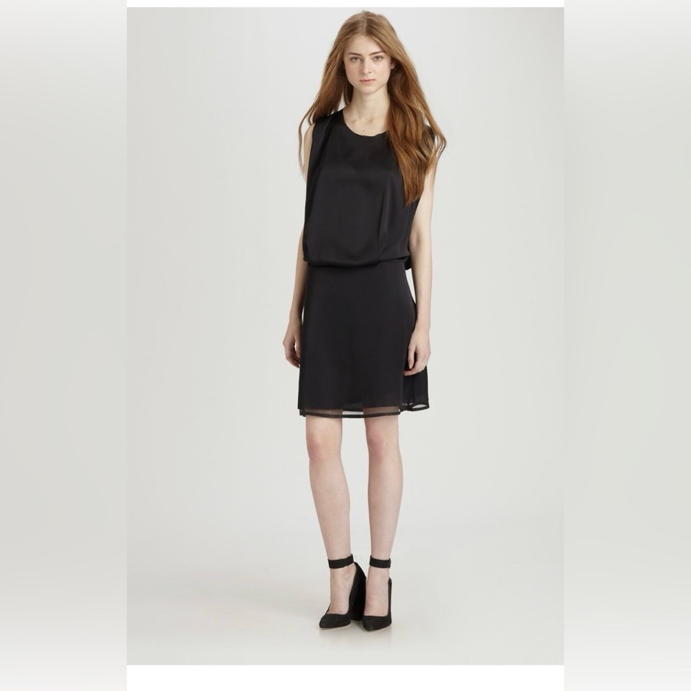 Acne Studios Marlow Blouson Dress - 100% silk lining - size 34